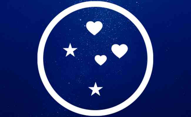 Mudana feita pelo Cruzeiro nas redes sociais: trs estrelas por coraes
