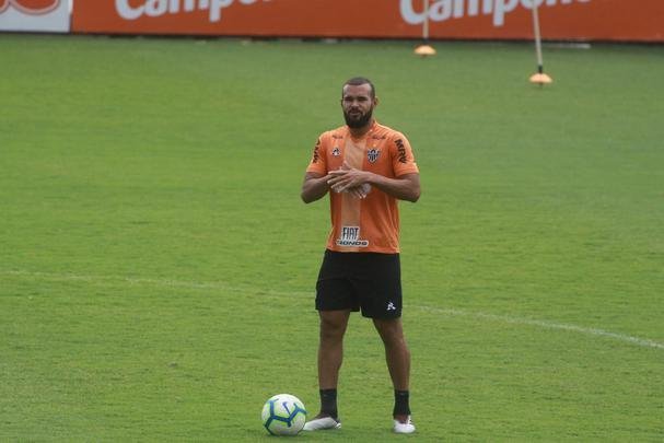Treino do Atltico em preparao para o jogo de sbado, no Maracan