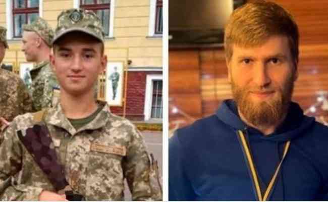 Sapylo tinha 21 anos e foi morto em batalha nas proximidades de Kiev; Martynenko, de 25, morreu após uma bomba atingir a casa onde morava 