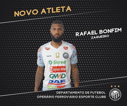 O Operrio anunciou a contratao do zagueiro Rafael Bonfim, que estava no Kalteng Putra, da Indonsia