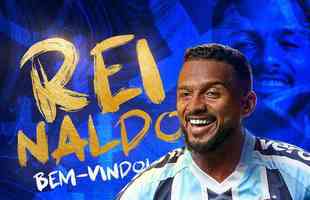 Grêmio anunciou o lateral-esquerdo Reinaldo