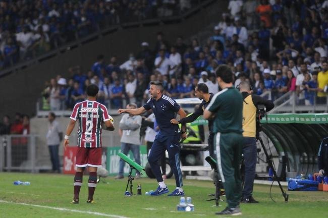 Fotos do jogo de volta das oitavas de final da Copa do Brasil, no Mineiro, entre Cruzeiro e Fluminense (Juarez Rodrigues/EM/DAPress)