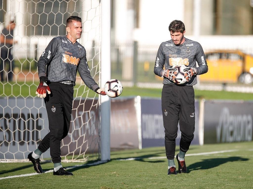 Fotos do treino do Atltico no Paraguai