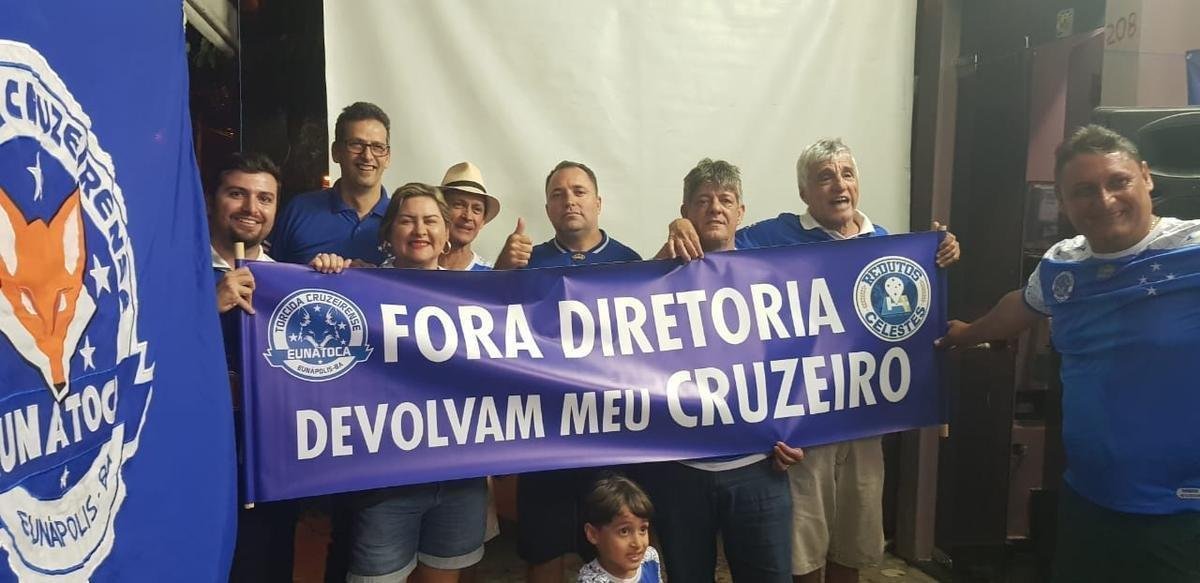 'Redutos Celestes' pelo mundo protestaram contra dirigentes do Cruzeiro