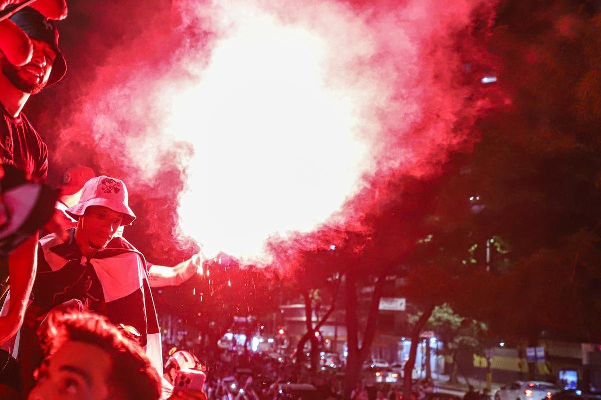 Bastidores da festa do Atltico em comemorao ao ttulo brasileiro