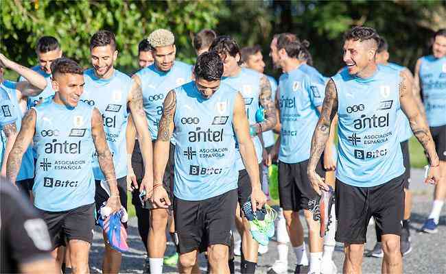 Jogadores treinam visando aos compromisos com Paraguai e Venezuela, pelas Eliminatrias