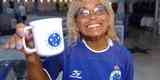 Salom, torcedora icnica do Cruzeiro, morreu nesta tera-feira