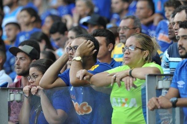 Fotos do jogo entre Cruzeiro e So Paulo