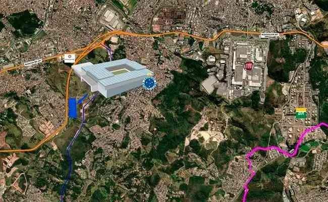 Projeto de estádio em Betim foi apresentado aos diretores do Cruzeiro em junho do ano passado