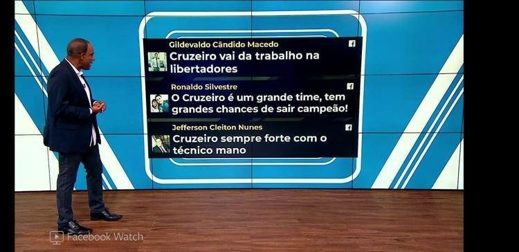 Transmisso pelo Facebook teve todas as caractersticas de uma partida de futebol vista pela TV