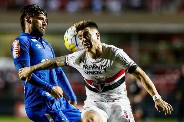Fotos do jogo entre So Paulo e Cruzeiro, no Morumbi, pela 25 rodada do Campeonato Brasileiro