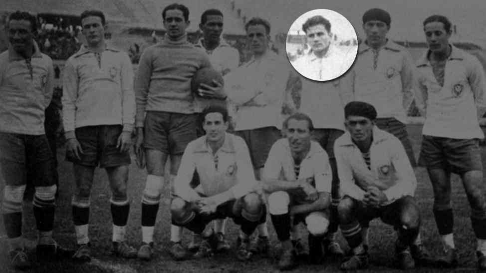 Preguinho - primeiro brasileiro a conseguir esse feito, Preguinho marcou na derrota para a Iugoslvia e na goleada sobre a Bolvia, quando fez dois gols, na Copa do Mundo de 1930, no Uruguai