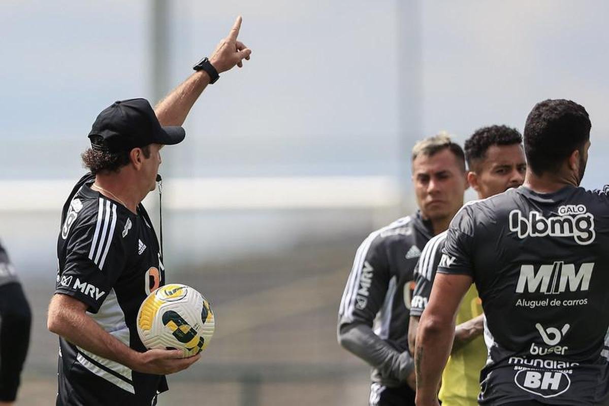 Atltico se prepara na Cidade do Galo para a partida de domingo (31), contra o Inter, no Beira-Rio