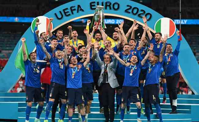 Itlia comemora ttulo da Eurocopa em Wembley