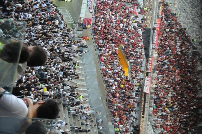 Torcida do Flamengo na partida contra o Atl�tico, no Mineir�o, em Belo Horizonte, em jogo pelo Campeonato Brasileiro