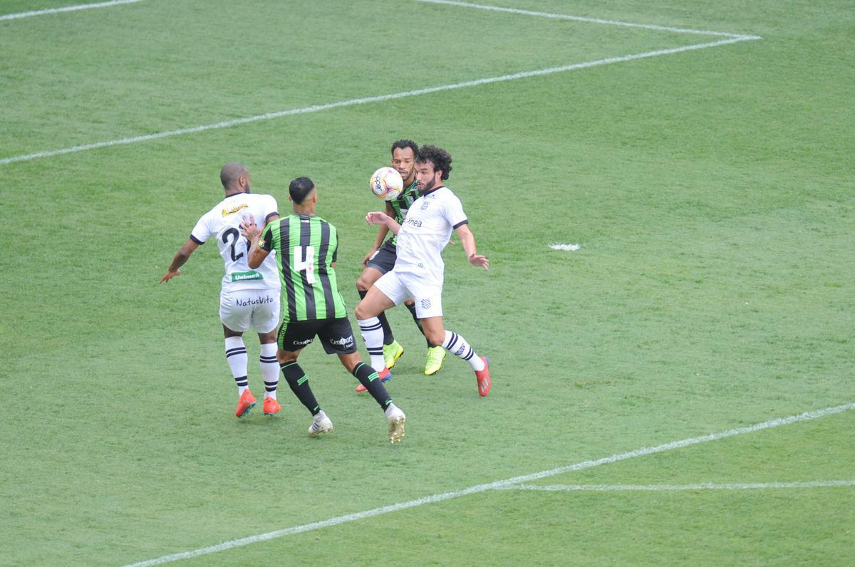 Fotos do jogo entre Amrica e Figueirense, pela Srie B