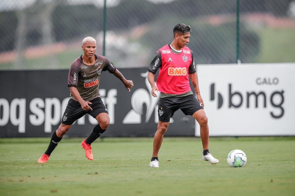 Fotos do treino do Atltico nesta quinta-feira