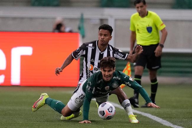 Fotos do jogo de ida da semifinal da Copa Libertadores de 2021, entre Palmeiras e Atltico, no Allianz Parque, em So Paulo