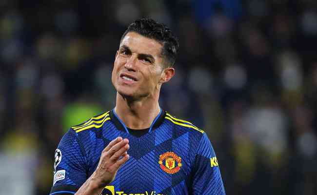 Cristiano Ronaldo durante duelo entre Manchester United e Villareal, pela Liga dos Campeões