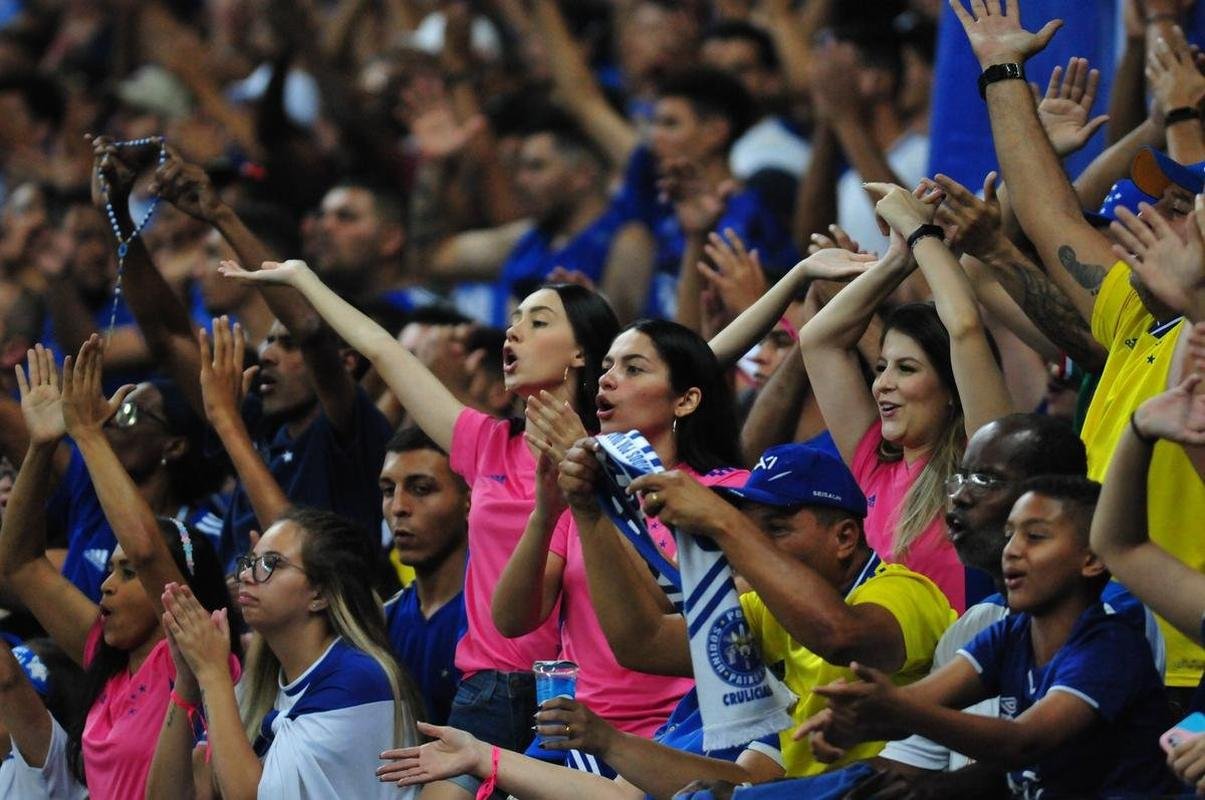Fotos da torcida do Cruzeiro no Mineiro na partida contra o Ituano pela Serie B. Foi o primeiro encontro dos cruzeirenses com o time aps a confirmao do ttulo nacional