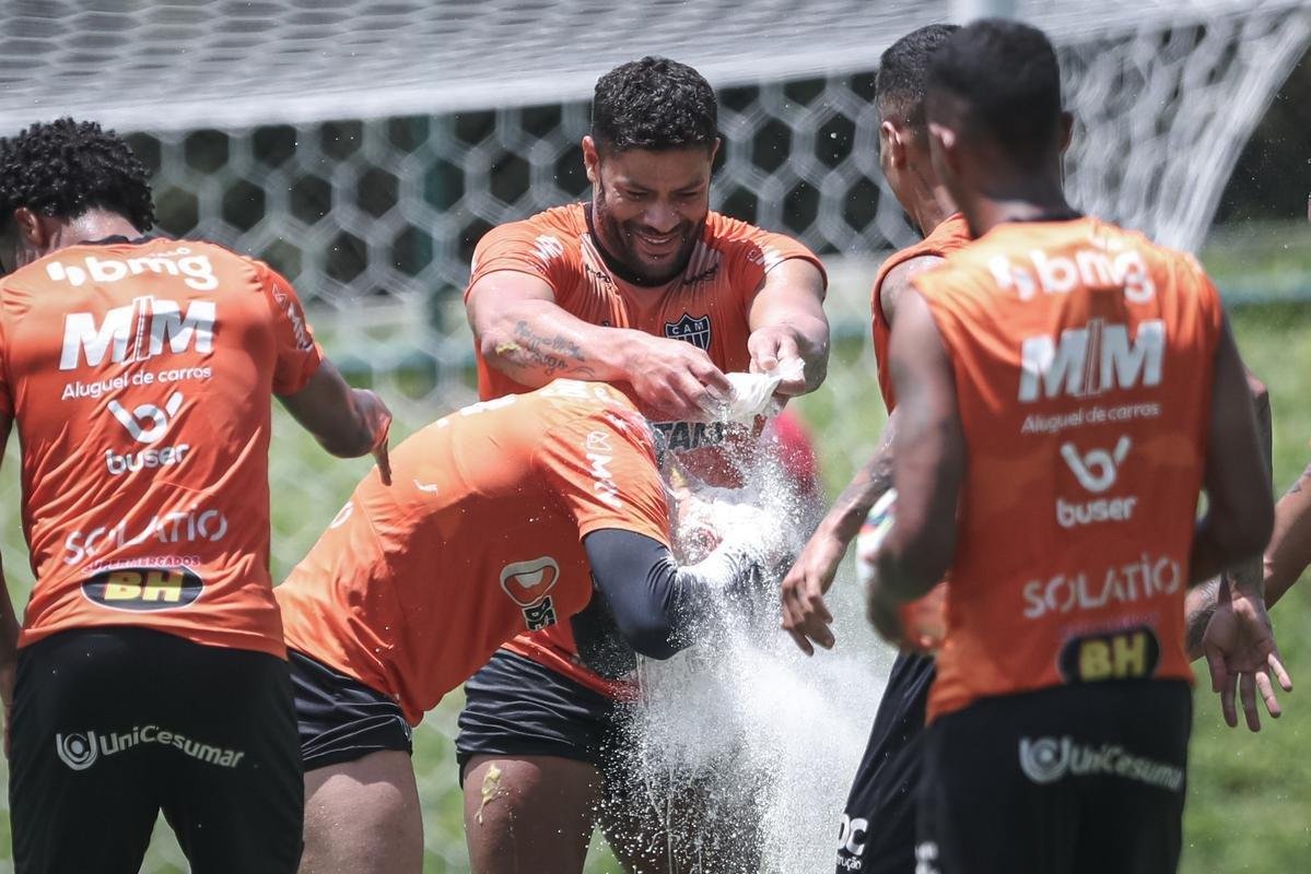 Fotos do treino do Atltico nesta quinta-feira na Cidade do Galo