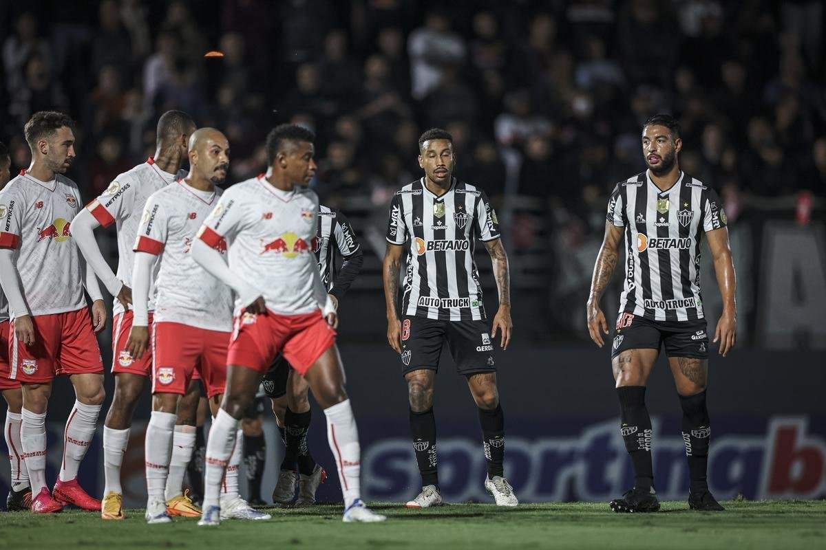 Fotos do jogo entre Red Bull Bragantino e Atltico, nesta quarta, pelo Brasileiro