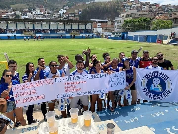 'Redutos Celestes' pelo mundo protestaram contra dirigentes do Cruzeiro