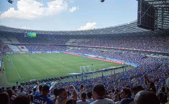 Torcida do Cruzeiro no poder comprar mais de 35 mil ingressos