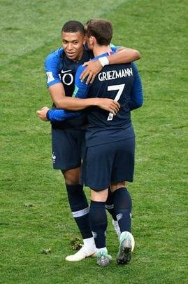 Fotos da final entre Frana e Crocia 