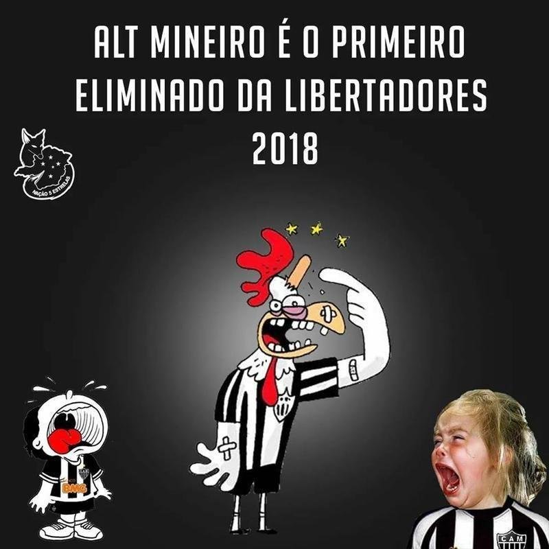 Ausncia do Atltico na Libertadores 2018 gerou provocaes e brincadeiras de cruzeirenses