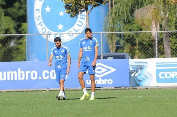 Fotos do treino do Cruzeiro desta quarta-feira, 2 de outubro, na Toca da Raposa II