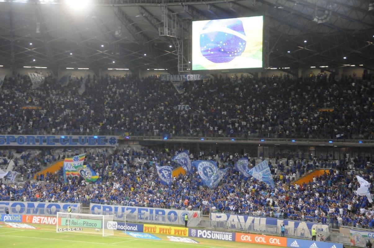 Torcida do Cruzeiro deu show mais uma vez e lotou o Mineiro na partida contra o CRB pela 11 rodada da Srie B
