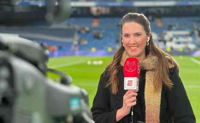 Gemma Soler  reprter da ESPN na Espanha