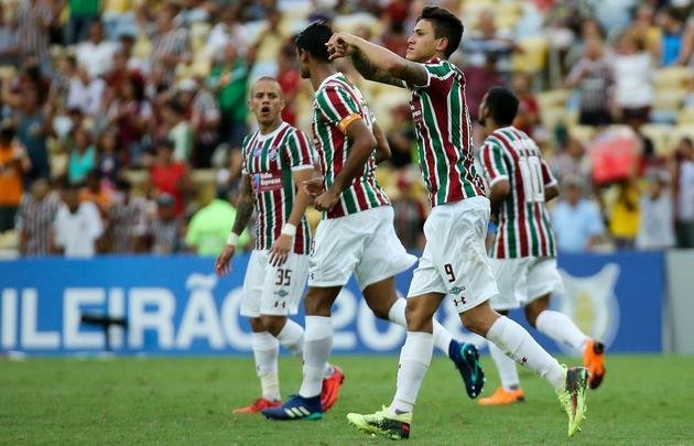 Fluminense e Cruzeiro em partida vlida pela segunda rodada do Brasileiro