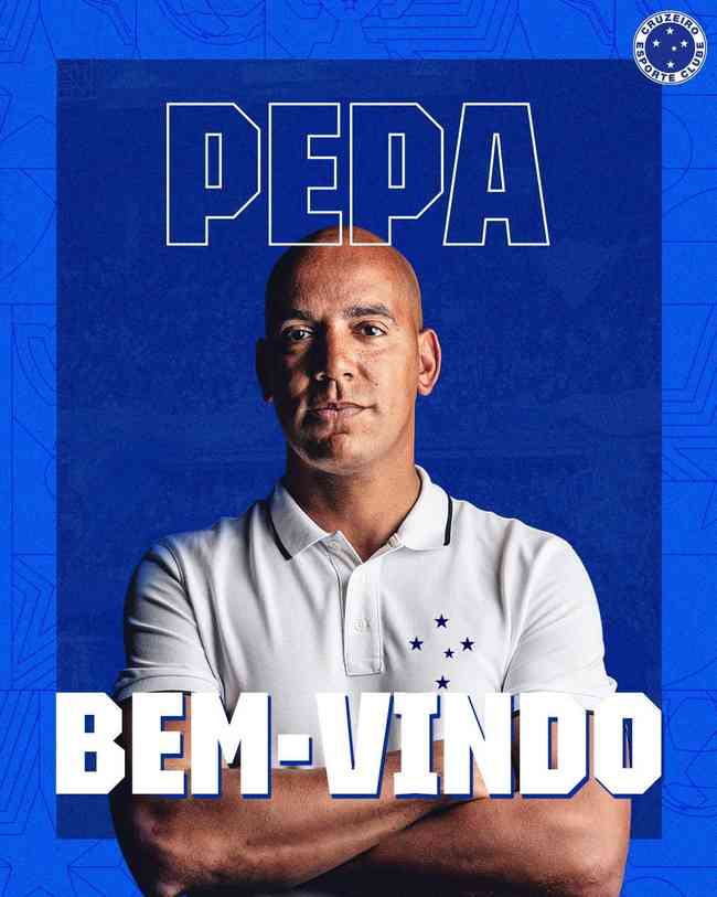 Pepa foi anunciado como treinador do Cruzeiro nessa segunda-feira (20)