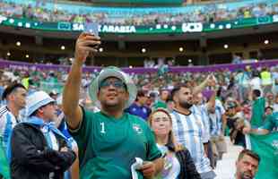 Imagens das torcidas de Argentina e Arbia Saudita na partida pelo Grupo C da Copa do Mundo do Catar 