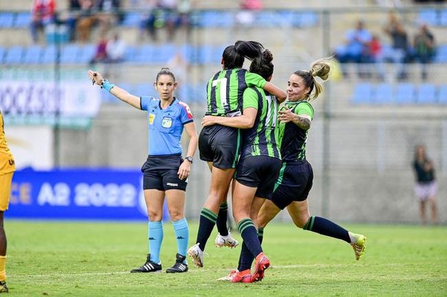 Am�rica 3 x 1 Alian�a-GO: fotos do jogo pelo Brasileiro Feminino A2