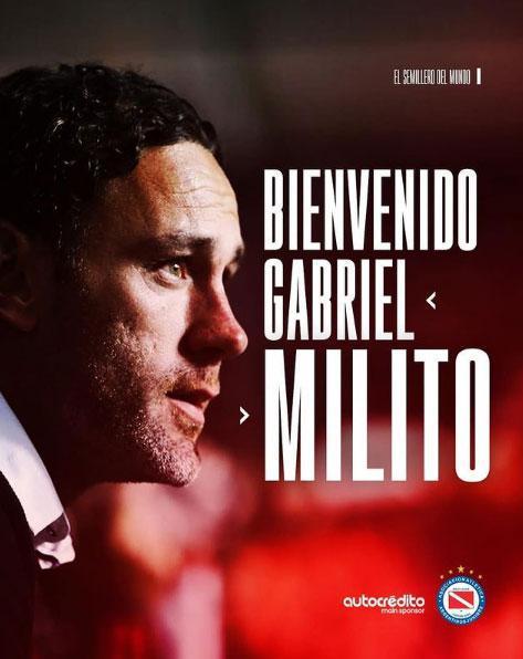 Gabriel Milito, treinador (Argentinos Juniors, da Argentina)