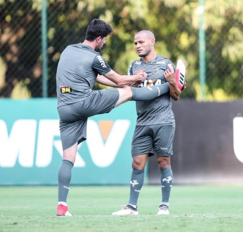 Na Cidade do Galo, elenco atleticano fez ltima atividade antes de enfrentar a Chape pela Copa do Brasil