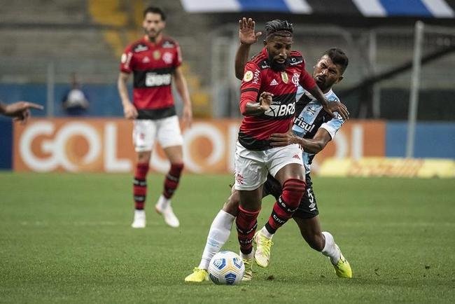 Fotos do jogo entre Grmio e Flamengo, na Arena do Grmio, em Porto Alegre, pela segunda rodada do Campeonato Brasileiro (23/11/2021)