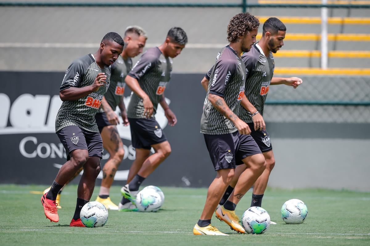 Treino do Atltico nesta tera-feira, na Cidade do Galo