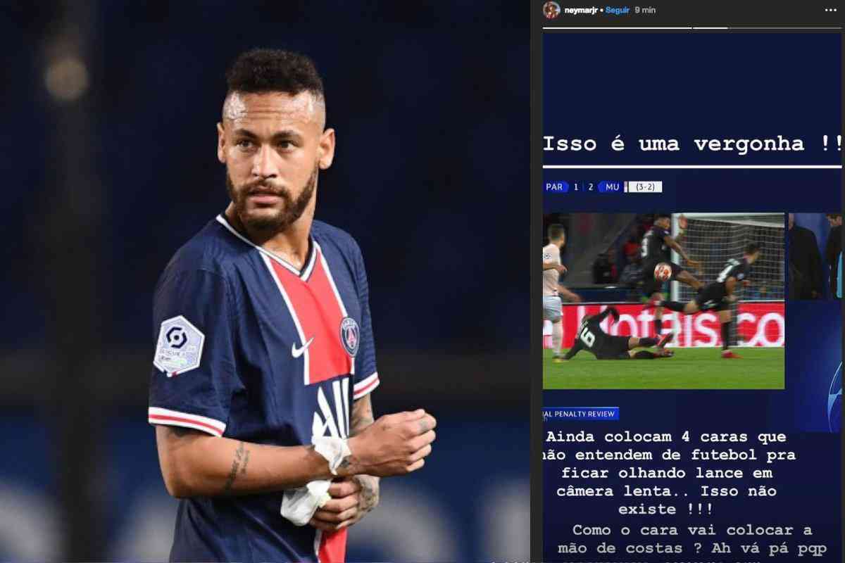 Aps eliminao de PSG, jogador criticou VAR