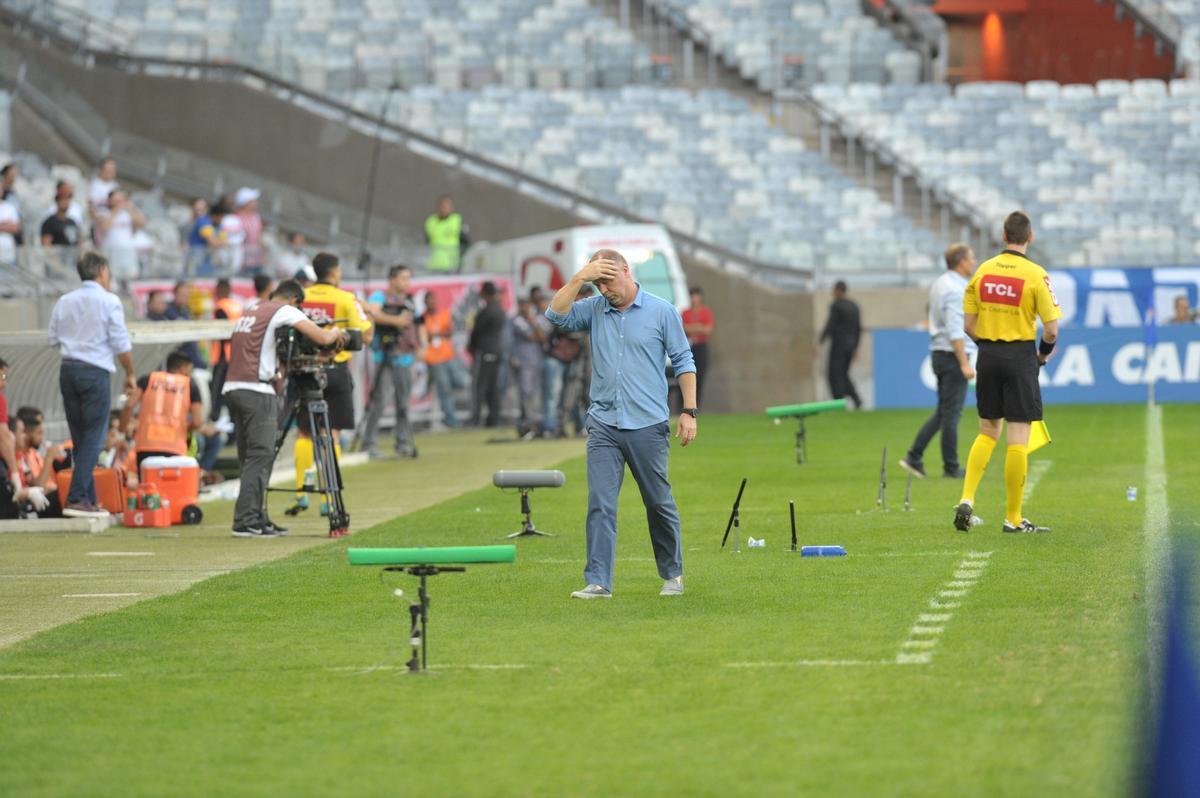 Fotos do jogo entre Cruzeiro e So Paulo