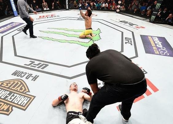 Imagens do UFC Fight Night 91, em Sioux Falls, nos EUA