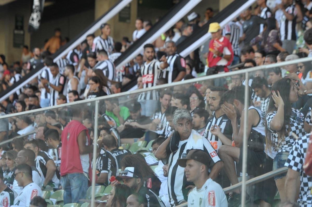 Torcida do Atltico na deciso do Campeonato Mineiro, no Independncia