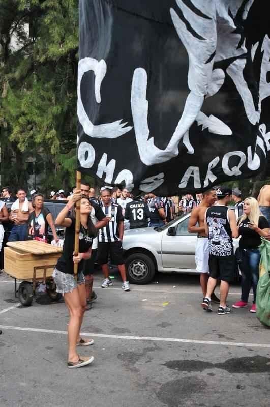 Torcida do Atltico no clssico contra o Cruzeiro, no Mineiro, pela 10 rodada do Estadual