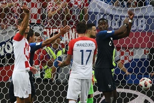 Fotos da final da Copa do Mundo, entre Frana e Crocia, em Moscou 