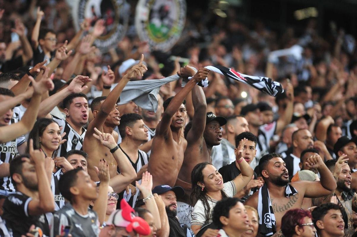 Torcida do Atltico no clssico contra o Amrica, no Mineiro, pela Copa Libertadores