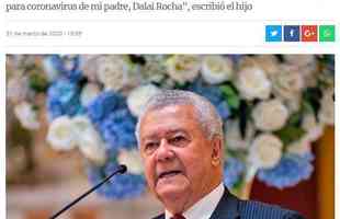 El Cidadano, da Argentina, tambm deu destaque para o caso envolvendo o presidente do Cruzeiro