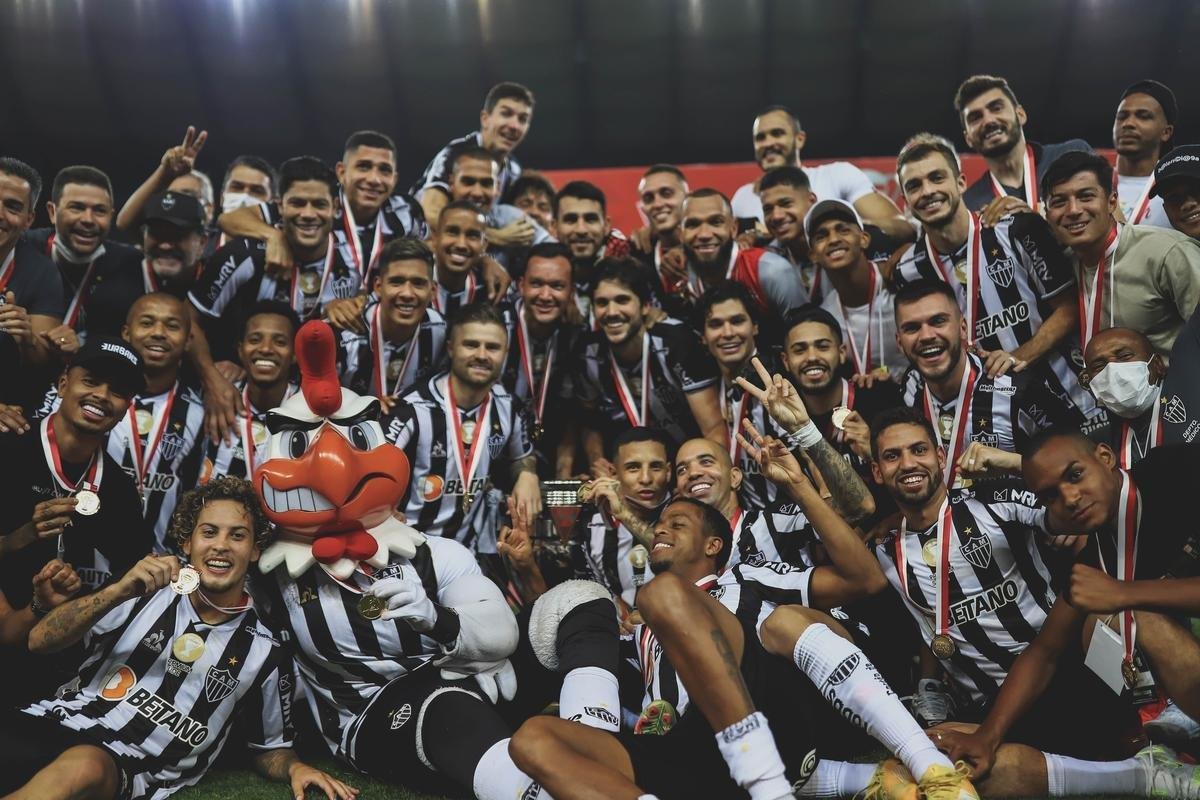 Fotos da festa do Atltico no Mineiro com a conquista do bicampeonato mineiro